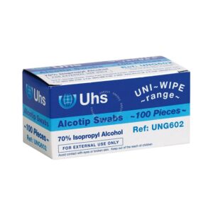 ALCOTIP PRE-INJECTION SWABS 70% IPA (1 X 100)
