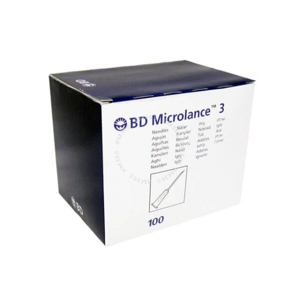 BD MICROLANCE HYPODERMIC NEEDLE (21G, GREEN, 40MM) (1 X 100)