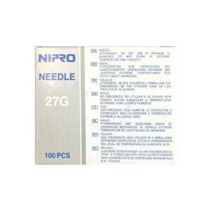NIPRO NEEDLE 27G X 1 1/4" (0.4 X 32MM) (GREY) (1 X 100)